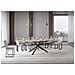 Tavolo allungabile 90x180/440 cm Plaker cashmere gambe antracite - Foto miniatura 3