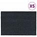 Zerbini 5pz Grigio Scuro 40x60 Cm Fibra Di Cocco - Foto miniatura 1