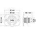 Doppia Presa Usb Da Incasso 5v/1a - 5v/2.1a - Foto miniatura 2