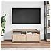 Mobile Tv Visnes Rovere Sonoma 100x40x38 Cm Legno Multistrato - Foto miniatura 3