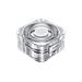 Anello Intelligente Galaxy Ring SM-Q505NZSAEUE Misura 5 con Activity Tracker 10 ATM Cardiofrequenzimetro Bluetooth Colore Argento - Foto miniatura 2