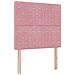 Testiera  con Bottoni in Cristallo Arricciati Rosa 90 cm in Velluto, Testiera  con Bottoni in Cristallo Arricciati Rosa 180 cm in Velluto - Foto miniatura 1