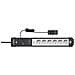 Premium-Line prolunghe e multiple 3 m 6 presa (e) AC Interno Nero, Grigio - Foto miniatura 3