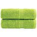 Asciugamani Premium SOLUND 2 pz Verde Mela 30x30 cm 600 g/m² - Foto miniatura 1