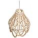 Lampadario Menik Legno Marrone Chiaro - Foto miniatura 3