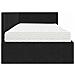 Cornice del letto ad angolo Nero 90 x 200 cm Velluto - Foto miniatura 8