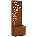 Schermo per privacy in giardino Ruggine 50 x 32 x 150 cm - Foto miniatura 1