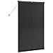 Tenda per Finestra con tende Nero Alluminio - Foto miniatura 7