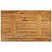 Piano per Tavolo 40x20x2,5cm Rettangolare Legno Massello Mango - Foto miniatura 5