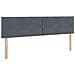 Letto con contenitore e LED Grigio scuro 180 x 200 cm Velluto - Foto miniatura 9