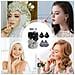 Set Di 14 Spugnette Per Trucco - Spugne Versatili Per Un'applicazione Impeccabile Grey+black - Foto miniatura 3