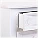 Comodino In Legno Con 2 Cassetti E 1 Ripiano Bianco 38x31,5x71. - Foto miniatura 7