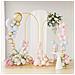 Arco Nuziale 3 pcs Oro Acciaio - Foto miniatura 4