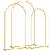 Arco Nuziale 3 pcs Oro Acciaio - Foto miniatura 5