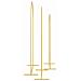 Arco Nuziale 3 pcs Oro Acciaio - Foto miniatura 6