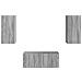 Set mobile TV 6 pcs Grigio Sonoma Legno multistrato - Foto miniatura 7