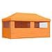 Tenda Party Arancione 292 x 580 x 315 cm Tessuto Oxford - Foto miniatura 7
