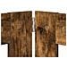 Cancello per cani con supporti 2 pcs Rovere Fumo 60 x 80 cm - Foto miniatura 6