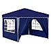 Tenda per feste a pop-up 288 x 288 x 245 cm Blu Tessuto Oxford - Foto miniatura 1