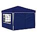 Tenda per feste a pop-up 288 x 288 x 245 cm Blu Tessuto Oxford - Foto miniatura 5
