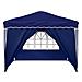 Tenda per feste a pop-up 288 x 288 x 245 cm Blu Tessuto Oxford - Foto miniatura 7