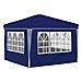 Tenda per feste a pop-up 288 x 288 x 245 cm Blu Tessuto Oxford - Foto miniatura 9