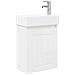 Mobile bagno con rubinetto Bianco Lucido 45,5 x 25,5 x 84 cm - Foto miniatura 1