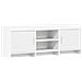 Mobile TV 130 x 33 x 47 cm Bianco Legno ingegnerizzato - Foto miniatura 1