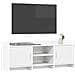 Mobile TV 130 x 33 x 47 cm Bianco Legno ingegnerizzato - Foto miniatura 2