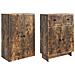 Set di armadi 2 pcs 66 x 34,5 x 90 cm Legno ingegnerizzato - Foto miniatura 3