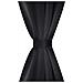 Tenda Termica Oscurante Foderata Nera Blackout 135 X 245 Cm 2 Pz - Foto miniatura 3