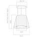 Cappa A Isola 51cm 603m3/h Inox - Prf0089651a - Foto miniatura 4