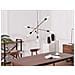 Lampadario A 7 Punti Luce In Metallo Color Ottone Cremera - Foto miniatura 24