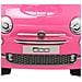 Auto Per Bambini Fiat 500 Rosa - Foto miniatura 6