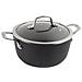 Casseruola Alta In Alluminio Antiaderente Per Induzione Con Maniglie E Coperchio Linea Alba, Diam. 24cm - Foto miniatura 2
