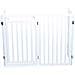 Cancelletto Per Cani 60-160 Cm Bianco 39363 - Foto miniatura 4
