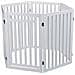 Cancelletto Per Cani 60-160 Cm Bianco 39363 - Foto miniatura 6