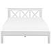 Letto Doppio In Legno Bianco 180x200cm Tannay - Foto miniatura 6