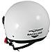 Casco Jet Moto Scooter Visera Antigraffio Argento Backline Ece 22-05 Bianco Xs - Foto miniatura 3