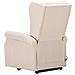 Poltrona Alzapersona Massaggiante Crema in Tessuto - Foto miniatura 6