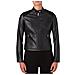 Mix Media Faux Leather Moto Giacca Donna Taglia Xs - Foto miniatura 1