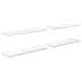 Scaffali A Parete 4 Pz Bianco Lucido 120x23,5x3,8 Cm In Mdf - Foto miniatura 2