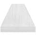 Scaffali A Parete 4 Pz Bianco Lucido 120x23,5x3,8 Cm In Mdf - Foto miniatura 6