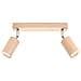 Doppio Faretto Incasso Luce Legno Naturale Gu10 - Foto miniatura 1