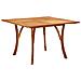 Tavolo da Giardino 120x120x75 cm in Legno Massello di Acacia - Foto miniatura 1