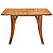 Tavolo da Giardino 120x120x75 cm in Legno Massello di Acacia - Foto miniatura 3