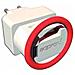 appUMCIP, Auto, Interno, Lettore e-book, GPS, HDD, Telefono cellulare, MP3, MP4, PDA, Tablet, AC, Accendisigari, Bianco, Contatto, 90 x 95 x 115 mm - Foto miniatura 2