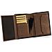 Portafoglio da uomo in pelle premium, ""Vintage"", Nero /Marrone - Foto miniatura 3