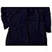 Accappatoio Con Cappuccio In Microfibra Adulto Unisex In Tinta Unita Vari Colori Xl Blu Scuro - Foto miniatura 4
