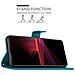Custodia Compatibile Con Sony Xperia 1 Iii In Blu Fiore - Coperchio Protettivo In Design Floreale Con Chiusura Magnetica, Funzione Stand E Slot Per Carte - Foto miniatura 4